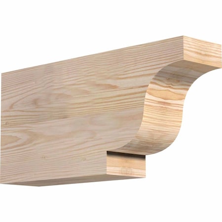 Ekena Millwork Newport Smooth Rafter Tail, Douglas Fir, 3 1/2"W x 8"H x 16"L RFT04X08X16NEW00SDF